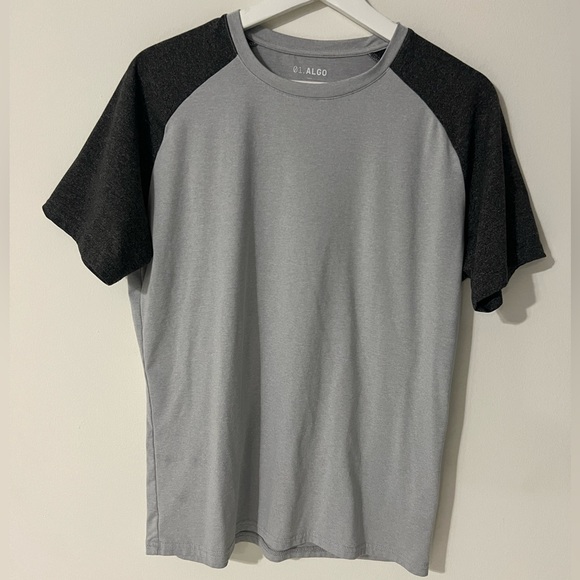 Men fit performance gray t-shirt by 01.Algo size Small - Picture 2 of 5